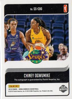 2019 Donruss WNBA - Signature Series #SS-COG Chiney Ogwumike Back