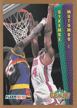 1992-93 Fleer #286 Dikembe Mutombo Front