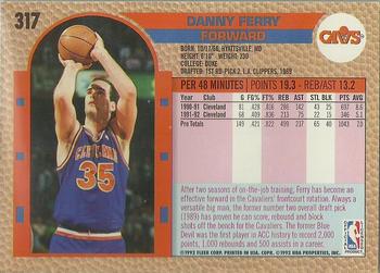 1992-93 Fleer #317 Danny Ferry Back