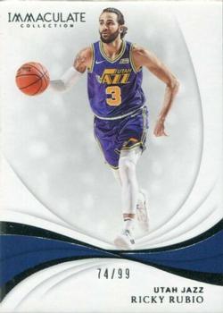 2018-19 Panini Immaculate Collection #6 Ricky Rubio Front