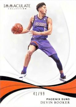 2018-19 Panini Immaculate Collection #21 Devin Booker Front