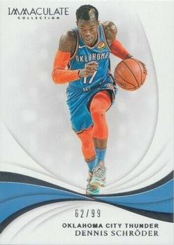 2018-19 Panini Immaculate Collection #35 Dennis Schroder Front