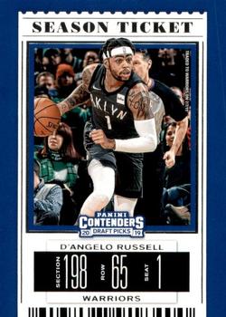 2019 Panini Contenders Draft Picks #10 D'Angelo Russell Front