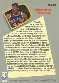1992-93 Fleer - Total D #7 Patrick Ewing Back