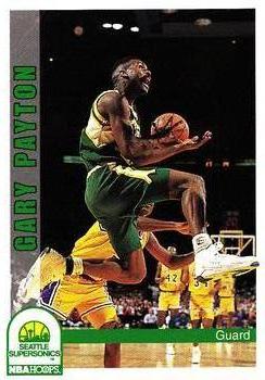 1992-93 Hoops #219 Gary Payton Front