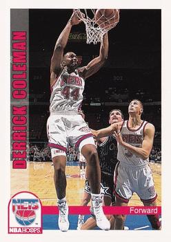 1992-93 Hoops #147 Derrick Coleman Front