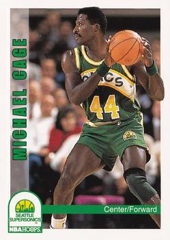 1992-93 Hoops #214 Michael Cage Front