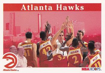 1992-93 Hoops #266 Atlanta Hawks Front