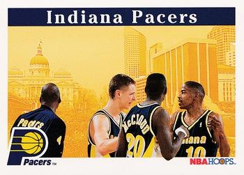 1992-93 Hoops #276 Indiana Pacers Front