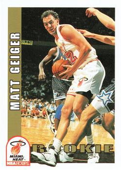 1992-93 Hoops #412 Matt Geiger Front