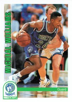 1992-93 Hoops #426 Micheal Williams Front