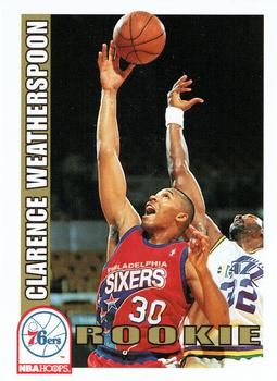 1992-93 Hoops #449 Clarence Weatherspoon Front