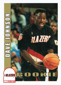 1992-93 Hoops #456 Dave Johnson Front