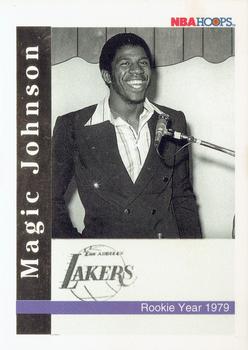 1992-93 Hoops #NNO Magic Johnson Front