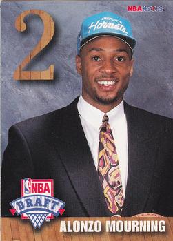 1992-93 Hoops - Draft Redemption #B Alonzo Mourning Front