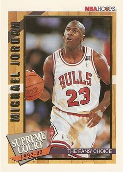 1992-93 Hoops - Supreme Court #SC1 Michael Jordan Front