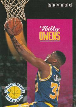 1992-93 SkyBox #84 Billy Owens Front