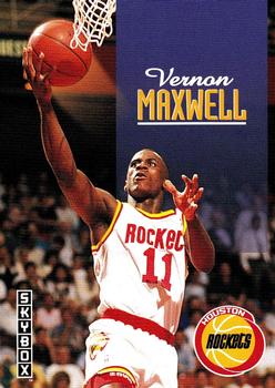 1992-93 SkyBox #89 Vernon Maxwell Front