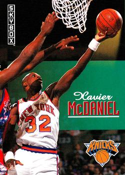 1992-93 SkyBox #165 Xavier McDaniel Front
