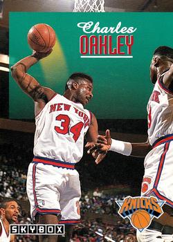 1992-93 SkyBox #166 Charles Oakley Front