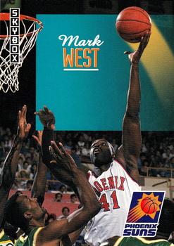 1992-93 SkyBox #197 Mark West Front
