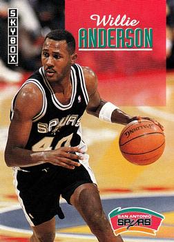 1992-93 SkyBox #218 Willie Anderson Front