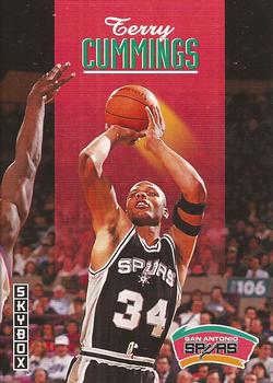 1992-93 SkyBox #220 Terry Cummings Front