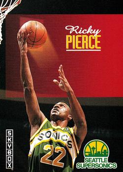1992-93 SkyBox #235 Ricky Pierce Front