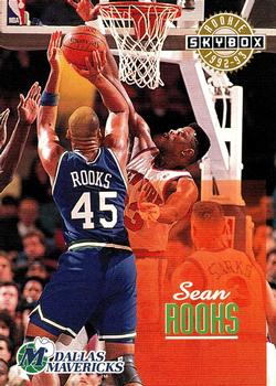 1992-93 SkyBox #329 Sean Rooks Front