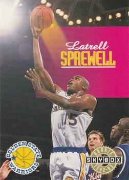 1992-93 SkyBox #342 Latrell Sprewell Front