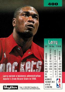 1992-93 SkyBox #400 Larry Smith Back
