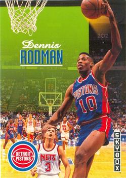 1992-93 SkyBox #71 Dennis Rodman Front