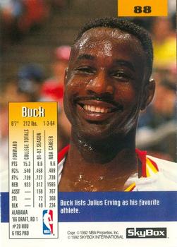 1992-93 SkyBox #88 Buck Johnson Back