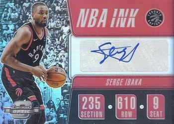 2018-19 Panini Contenders Optic - NBA Ink #NI-SIB Serge Ibaka Front