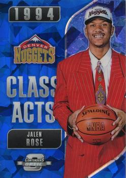 2018-19 Panini Contenders Optic - Class Acts Blue Cracked Ice #28 Jalen Rose Front