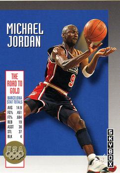 1992-93 SkyBox - Olympic Team #USA11 Michael Jordan Front