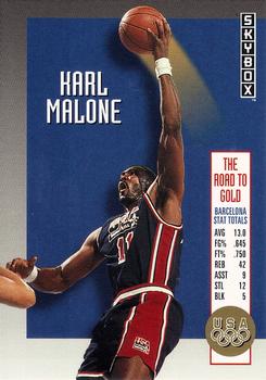 1992-93 SkyBox - Olympic Team #USA4 Karl Malone Front