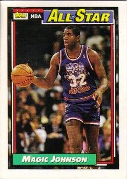 1992-93 Topps #126 Magic Johnson Front