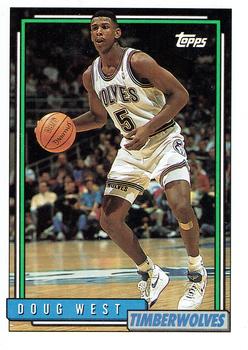 1992-93 Topps #37 Doug West Front
