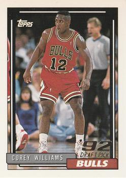 1992-93 Topps #271 Corey Williams Front