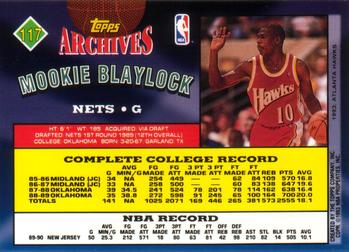 1992-93 Topps Archives #117 Mookie Blaylock Back