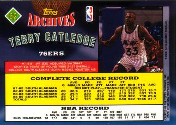1992-93 Topps Archives #62 Terry Catledge Back