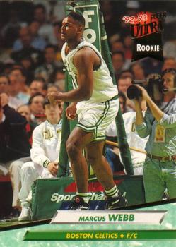 1992-93 Ultra #230 Marcus Webb Front