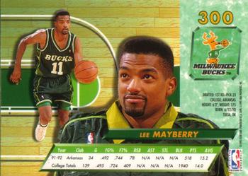 1992-93 Ultra #300 Lee Mayberry Back