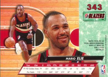 1992-93 Ultra #343 Mario Elie Back