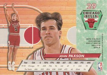 1992-93 Ultra #29 John Paxson Back