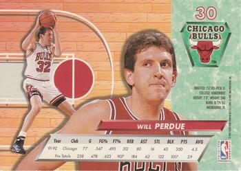 1992-93 Ultra #30 Will Perdue Back