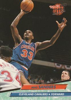1992-93 Ultra #39 Mike Sanders Front