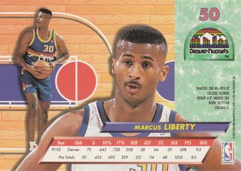 1992-93 Ultra #50 Marcus Liberty Back