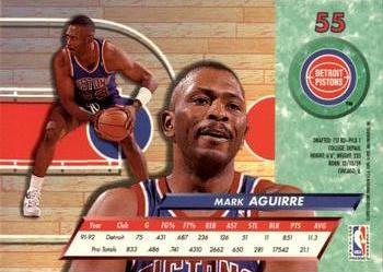 1992-93 Ultra #55 Mark Aguirre Back
